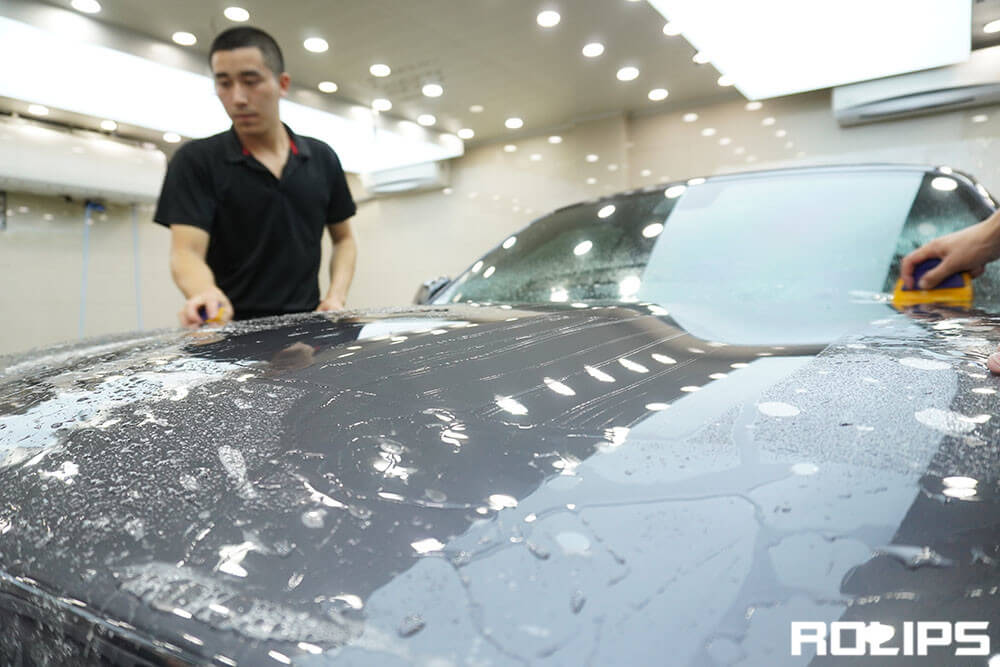 車衣怎么貼？汽車貼車衣詳細(xì)步驟流程教程（8）